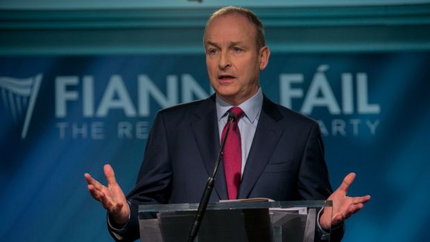 Fianna Fáil leader Micheal Martin said comments by the Taoiseach failed to recognise the descent into ever more brutal and gruesome violence in Ireland. Photograph: Gareth Chaney/Collins