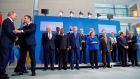 Leaders and lawmakers from 10 countries are attending talks in Berlin aimed at bringing an end to the protracted conflict in Libya. Photograph: Odd Andersen/AFP via Getty