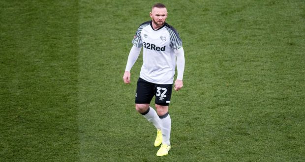 Wayne Rooney’s signing for Derby County was partially funded by sponsors 32Red. Photo: Sebastian Frej/MB Media/Getty Images