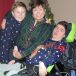 Tracy McGinnis with her sons Declan and Brendan, who requires constant care