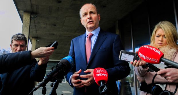 Fianna Fáil leader Micheál Martin: the party says in  government  it would give first-time buyers €1 for every €3 they save towards a mortgage, capped at €10,000. Photograph: Gareth Chaney/Collins