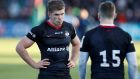 Owen Farrell: English rugby has directly benefited from the success of Saracens, from their coaching standards and the benefit of settled partnerships at club level.  Photograph: Paul Childs/Reuters
