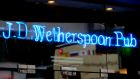 Pub operator J D Wetherspoon posted a 4.7 per cent increase in its like-for-like sales for the second quarter: Photograph: Tim Ireland/PA
