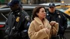 Mimi Haleyi, former production assistant, arrives to testify against Harvey Weinstein at his trial for sexual assault in New York on Monday. Photograph: Amr Alfiky/Reuters