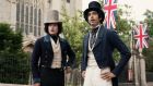 Gentlemen about town: Steerforth (Aneurin Barnard) and David Copperfield (Dev Patel) in The Personal History of David Copperfield.