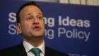 Taoiseach Leo Varadkar has again ruled out going into coalition with Sinn Féin despite the party’s strong showing in opinion polls. Photograph: Gareth Chaney/Collins.