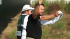 Northern Ireland’s  Graeme McDowell  on the 18th green during the final day of  the Saudi International. Photograph:   Andrew Redington/via Getty Images