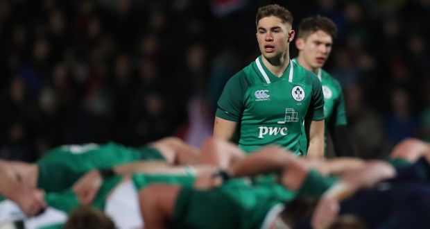 Ireland  outhalf Jack Crowley will be looking for another big performance against Wales in Cork on Friday night. Photograph: James Crombie/Inpho