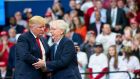 Donald Trump ‘has forged one of the most cynical and darkly productive alliances of all time’ with  Mitch McConnell, sending his personal approval rating to an all-time high’. File photograph:  Doug Mills/The New York Times