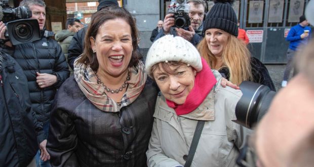 Mary Lou McDonald has an earthy appeal to both working-class and middle-class women. Photograph: Paul Faith/AFP via Getty