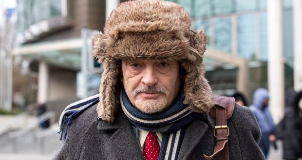 Ian Bailey leaving the High Court on Monday after his extradition hearing. Photograph: Collins Courts