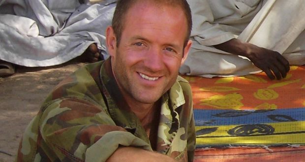Former Army Ranger Wing commander Dr Cathal Berry  (pictured in Chad in 2008) left the Defence Forces last year to campaign for better pay and conditions for members.