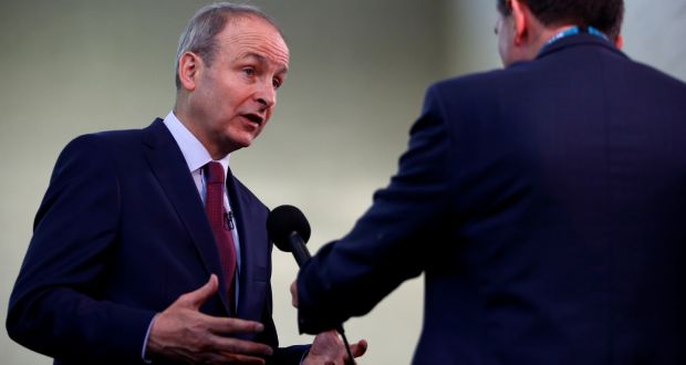 Fianna Fáil leader Micheál Martin. The party faces a dilemma: share power with Sinn Féin and others or stand aside and face the possible wrath of the electorate if events go out of control and there is another election. Photograph: Reuters