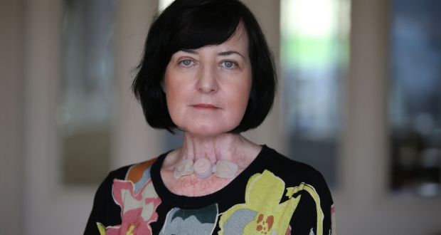   Cancer patient Maria Waters requires a drug that is not licensed in the State for the treatment of   head and neck cancer. Photograph:    Nick Bradshaw