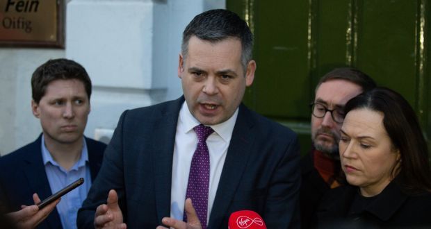 Pearse Doherty says Sinn Féin has made contact with the Greens, Solidarity-People Before Profit, Social Democrats and Labour. Photograph: Tom Honan