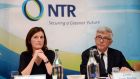 NTR chief executive Rosheen McGuckian and chairman Tom Roche: Between April 2018 and March 2019, projects backed by the Irish company generated 575,944 mega watt hours of electricity. Photograph: Eric Luke