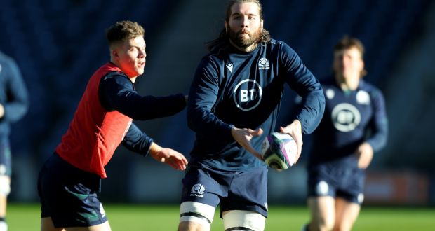 Ben Toolis comes into the Scotland secondrow for the injured Jonny Gray. Photograph:  David Rogers/Getty Images