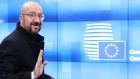 President of the European Council Charles Michel: he is charged with brokering a deal among the 27 member states.  Photograph: Francois Walschaerts/AFP via Getty Images