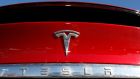 Shares in electric car maker Tesla have more than tripled in three months as the company run by Elon Musk ‘has become the go-to alternative energy car company’. File photograph: David Zalubowski/AP