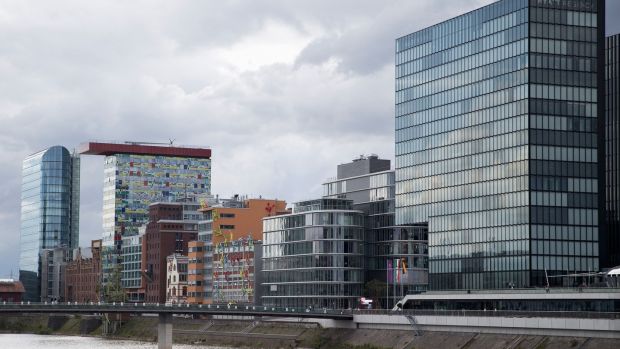 Düsseldorf remains an affluent city in a largely industrial region of Germany. Photograph: Andreas Rentz/Getty Images