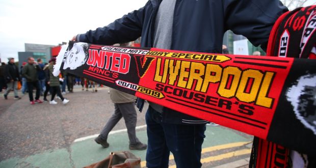 The survey, conducted by Empathy Research for forthcoming book An Atlas of Irish Sport, found that 33 per cent said they follow United,  with 29 per cent describing themselves as fans of Liverpool. Photograph: Alex Livesey/Getty Images
