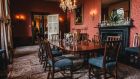 The dining room at Ballyvolane House. Photograph: Jacqui McSweeny 