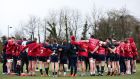 Munster have revealed their team for Saturday’s Pro14 clash against Scarlets at Thomond Park. Photograph: Inpho