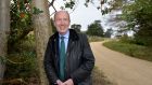 Minister for Transport Shane Ross at Fernhill Gardens, Sandyford in his former constituency. Photograph: Alan Betson