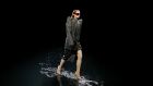 Paris Fashion Week: the Balenciaga show took place in a drowned auditorium. Photograph: Valerio Mezzanotti/NYT 

