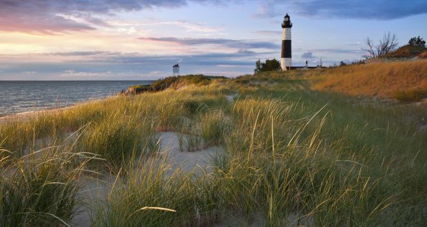 Lake Michigan: In summer, the weather is usually glorious, so it’s all about the outdoors – there’s lots of water sports from paddleboarding and surfing to boating and water-skiing. Photograph: iStock