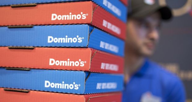 Sales at Domino’s UK have slowed over the past year as it has struggled to move quickly to compete with online delivery aggregators. Photograph: Jason Alden/Bloomberg