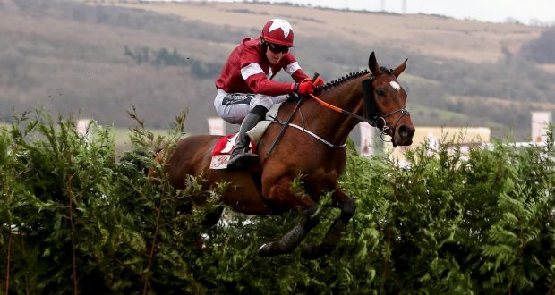 Keith Donoghue onboard Tiger Roll comes home to win the Cross Country in 2018. Photo: James Crombie/Inpho