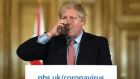 Boris Johnson’s demeanour during the coronavirus crisis has not been that of a brash populist but of a cautious, sombre politician who defers to his scientific advisers. Photograph: Facundo Arrizabalaga/ EPA/Bloomberg