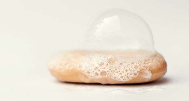 Bubbles on a bar of soap - Getty Images