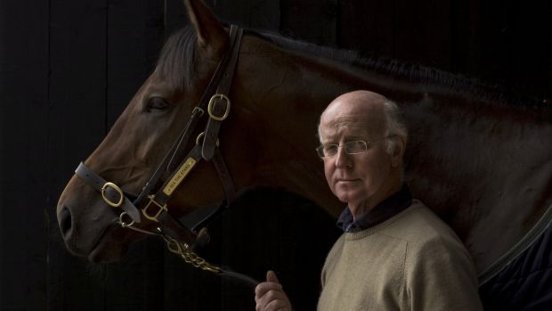 Trainer John Oxx with Sea the Stars in September 2009. Photograph: Morgan Treacy/Inpho