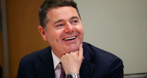 Minister for Finance Paschal Donohoe. To give a cache of, say, €250 worth of Paschalbonds to every person in the State would cost less than €1.2 billion before the costs of administering the scheme itself. Photograph: Laura Hutton