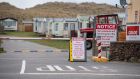 Sandy Bay Caravan Park, Castlegregory, Kerry, closed to visitors due to Government measures to prevent the spread of Coronavirus. Photograph: Domnick Walsh 