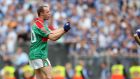 David Brady celebrates Mayo’s win over Dublin in the 2006 All-Ireland quarter-finals. Photograph: Cathal Noonan/Inpho