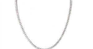 Baguette cut necklace with 24 carats of diamonds is the top lot in O’Reilly’s sale, €60,000-€70,000