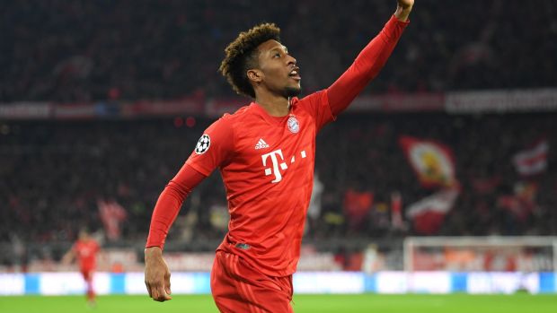 Kingsley Coman has been hit by a hefty fine for his choice of car. Photograph: Michael Regan/Getty