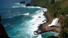 Bounty Bay on Pitcairn island. Photograph: AP Photo/HO