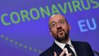 President of the European Council Charles Michel. Sources say Mr Michel will issue a declaration of progress at the end of the conference instead of a joint statement. Photograph: John Thys/EPA