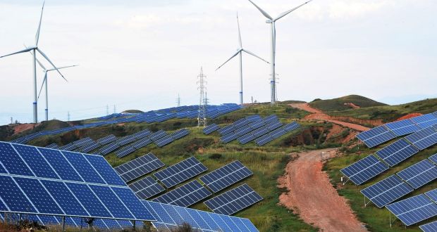 The Government wants renewable power to generate 70 per cent of the electricity used in the Republic by 2030. Photograph:  VCG
