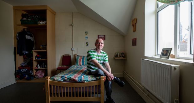 David Mulcahy, a resident of McGarry House in Moyross, Limerick: ‘I have a friend here and I always go to his room, but to be honest with you, I don’t like to now, because he suffers from asthma.’ Photograph: Alan Place