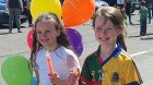 Eloise (8), left, and Lucia McDonnell (10) ran 10km to raise money for the Mayo-Roscommon Hospice