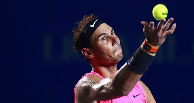 Rafael Nadal is already concerned about next year’s Australian Open. Photograph:   Hector Vivas/Getty Images