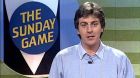 Michael Lyster presenting The Sunday Game in 1990. Photograph: Inpho