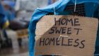 “The risk of homelessness becomes real once the emergency period ends.” Photograph: Reuters