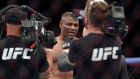 There were supposed to be “no face-to-face ‘in-Octagon’ post-fight or backstage interviews,” according to the UFC’s safety plan. Photograph: AP