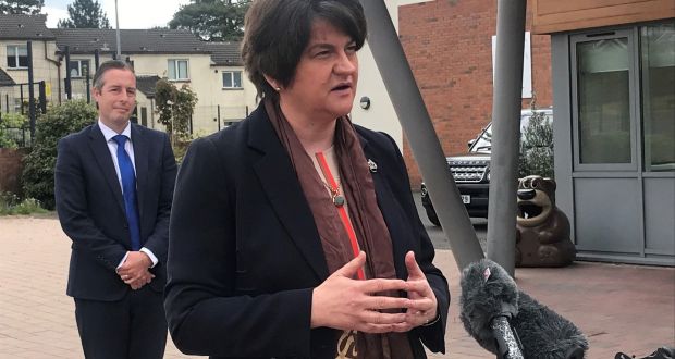 Northern Ireland’s First Minister Arlene Foster. Photograph: Birmingham City Council/PA Wire 